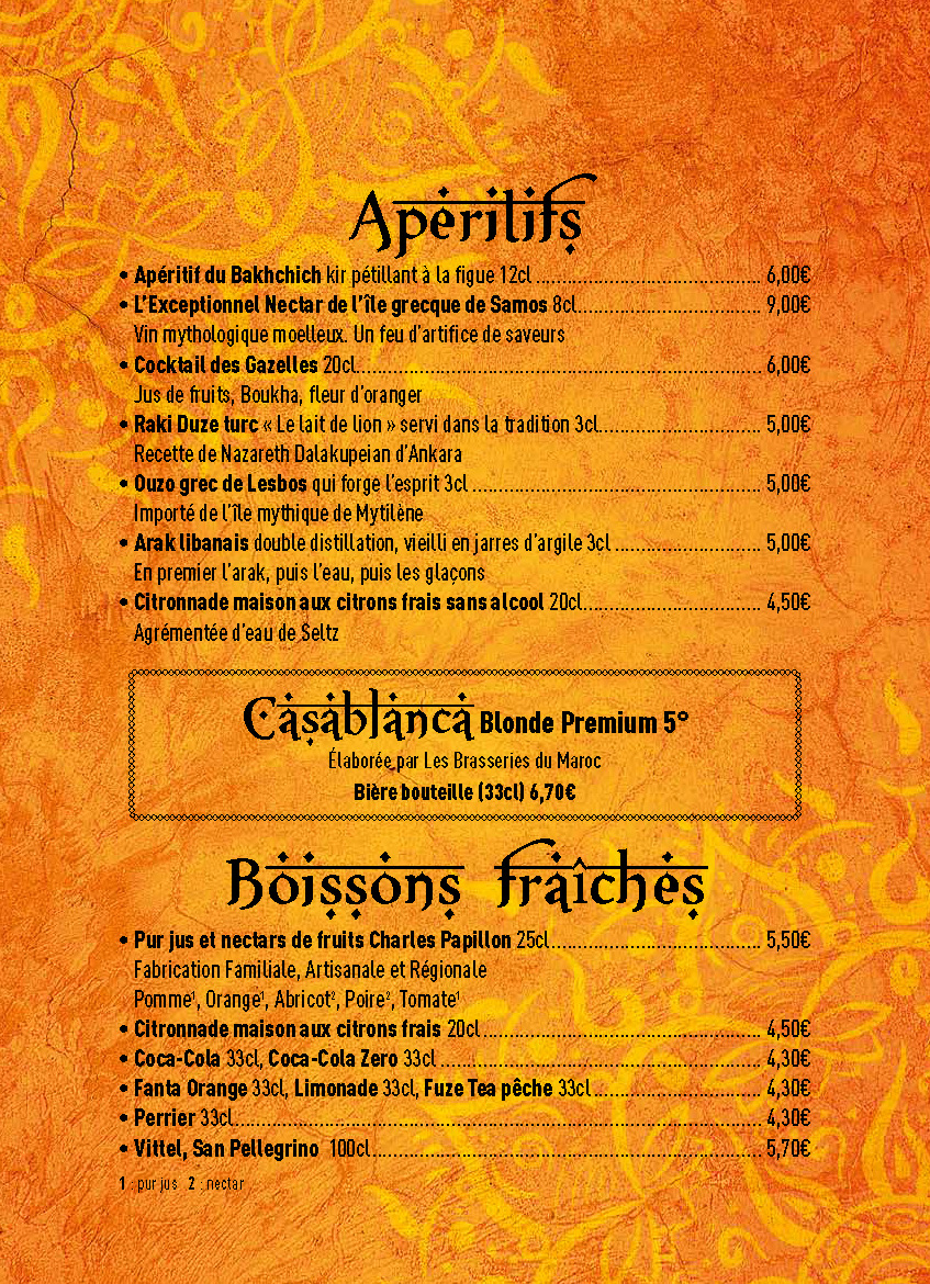 Restaurant tunisien Annecy cuisine orientale et vente à emporter